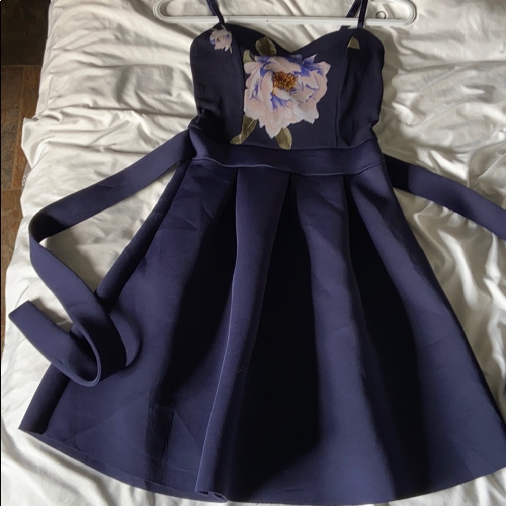 Blue dress